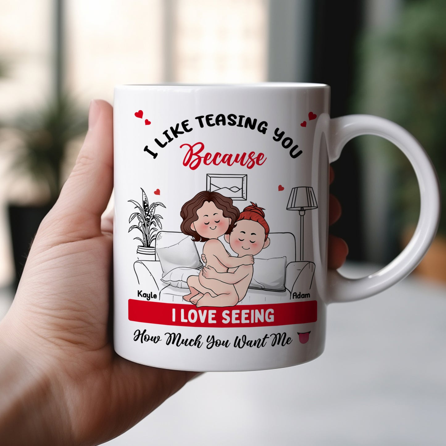 Couple - I Like Teasing You - Personalized Mug