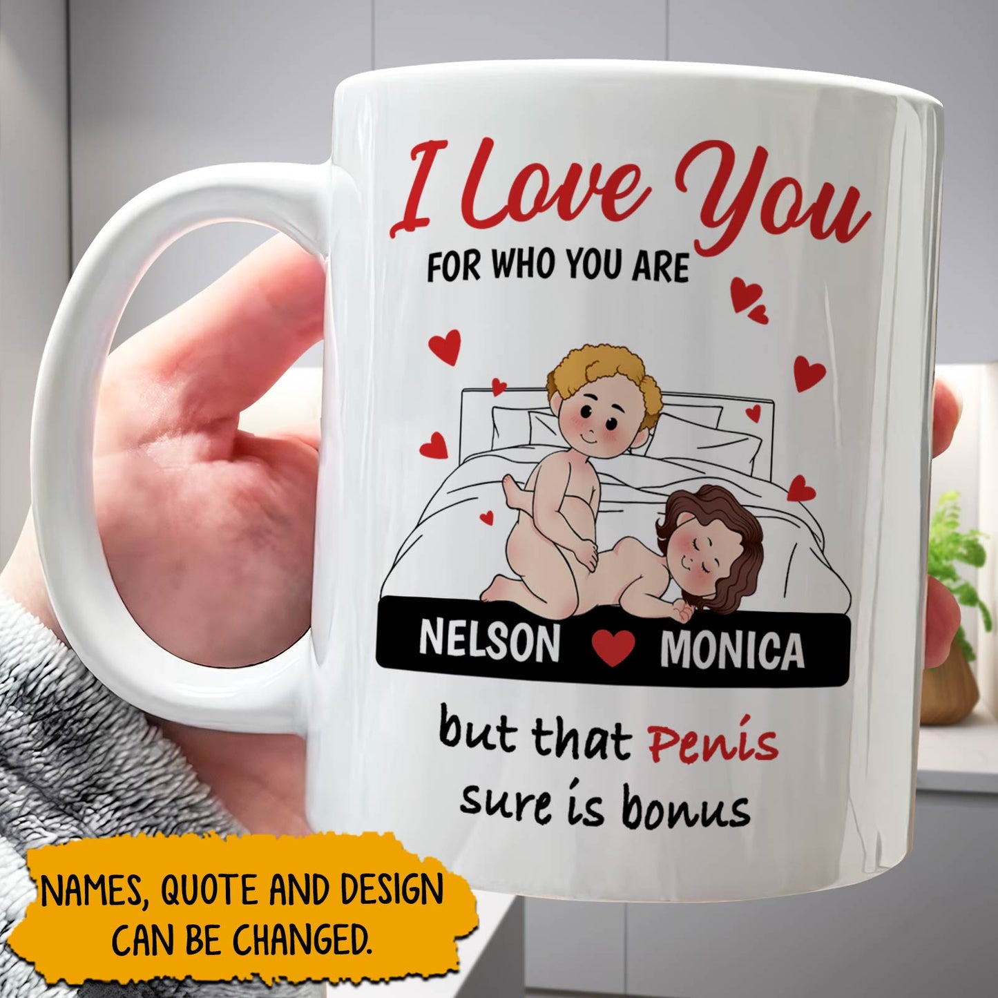 Couple - I Love You For Who You Are - Personalized Mug