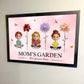 Family - Mom/Grandma's Garden Love Grows Here - Personalized Poster