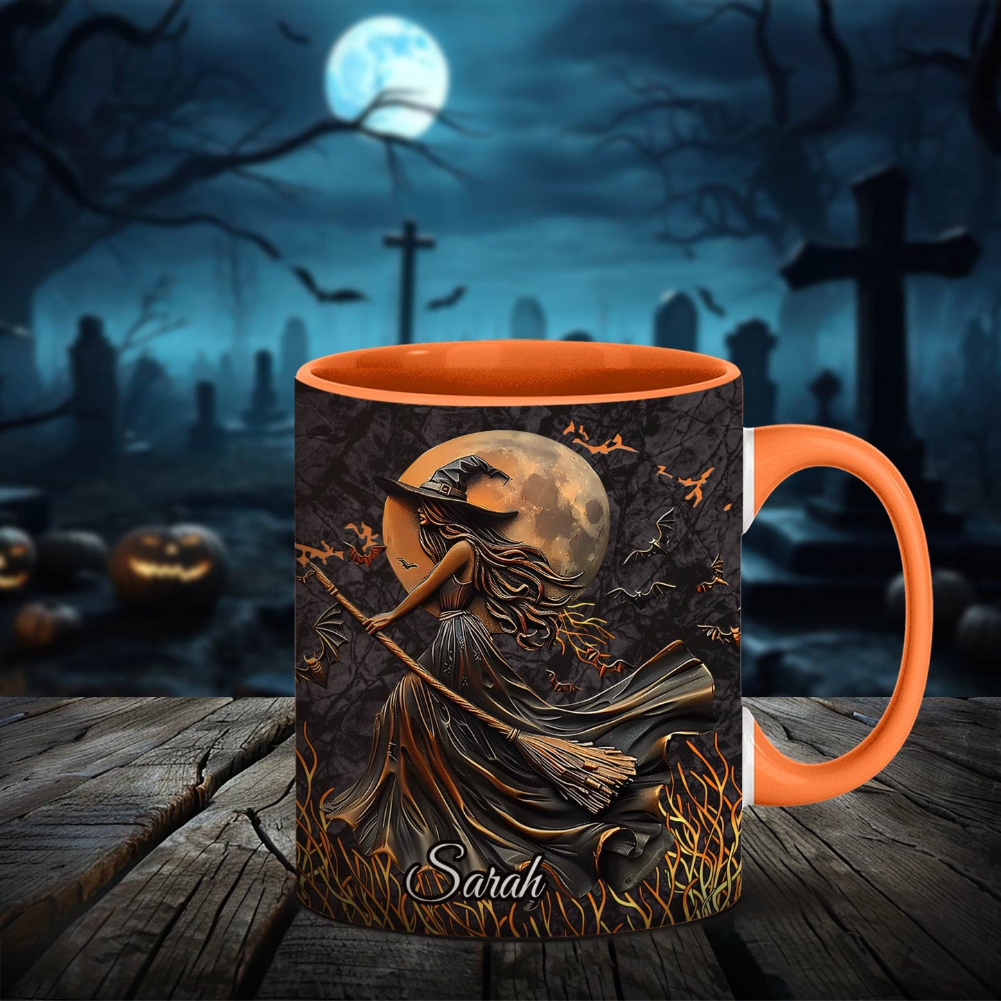 Beautiful Witch - Personalized Accent Mug Ver2