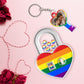 Couple - You Hole The Key To My Heart - Personalized Heart Padlock Gacha Game