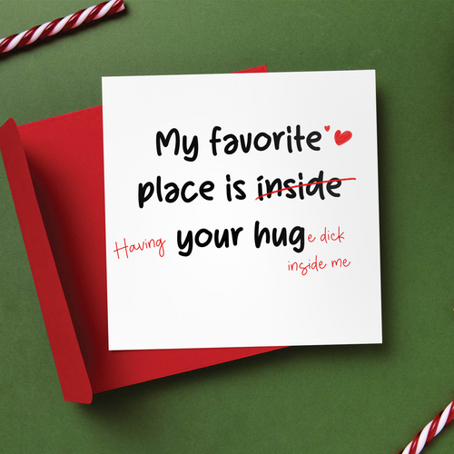 Gift Card 3 - My Favorite Place Is Inside Your Hug