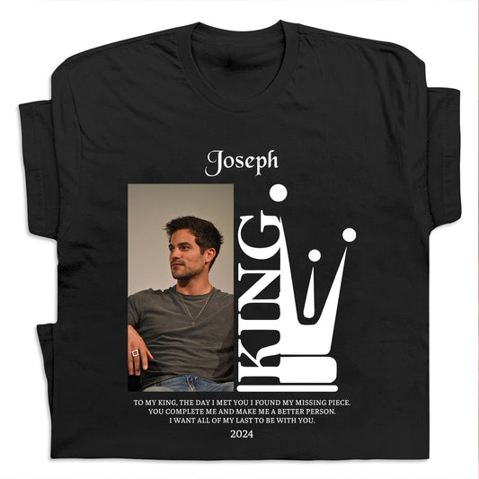 Couple - King & Queen - Personalized Shirt