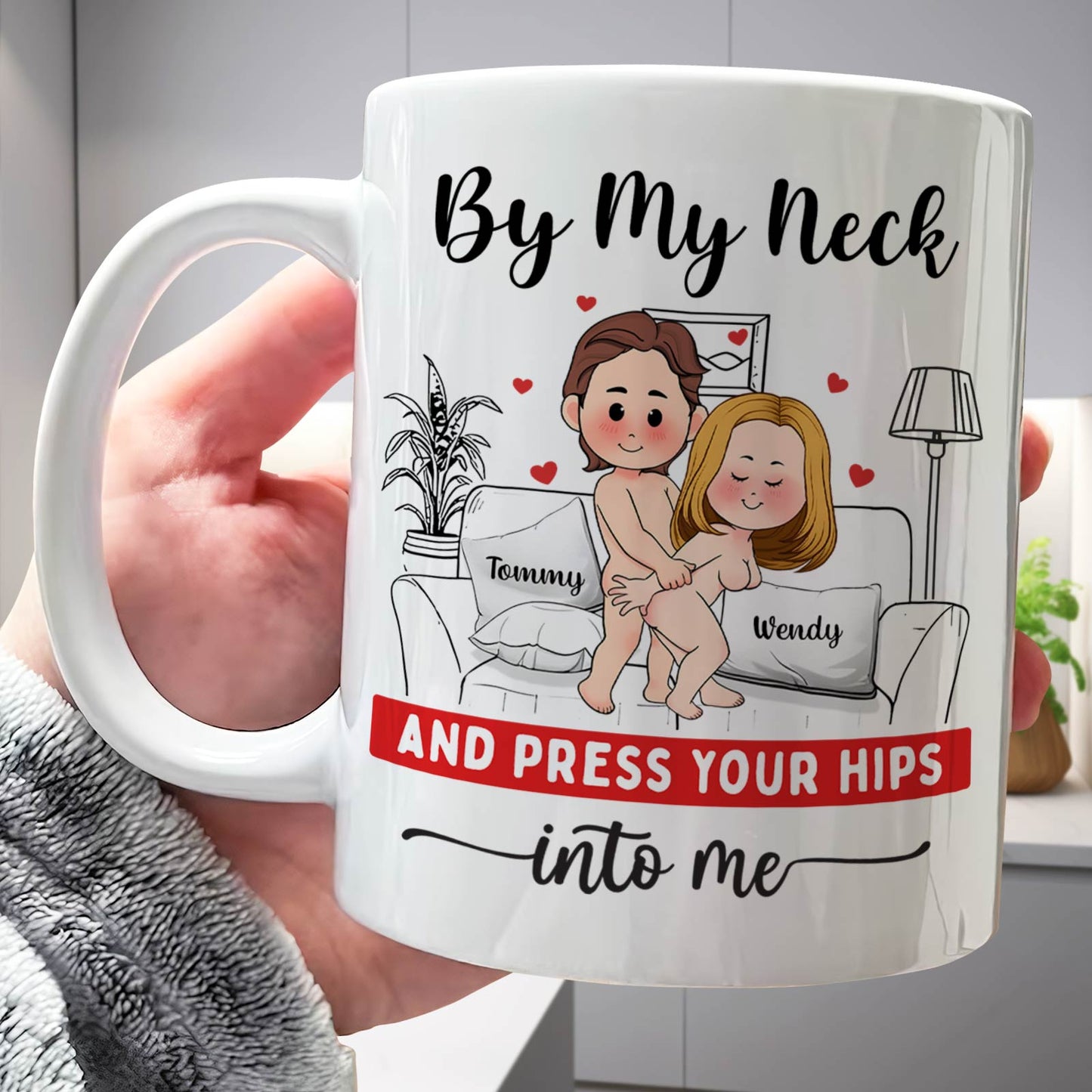 Couple - Press Your Hips - Personalized Mug