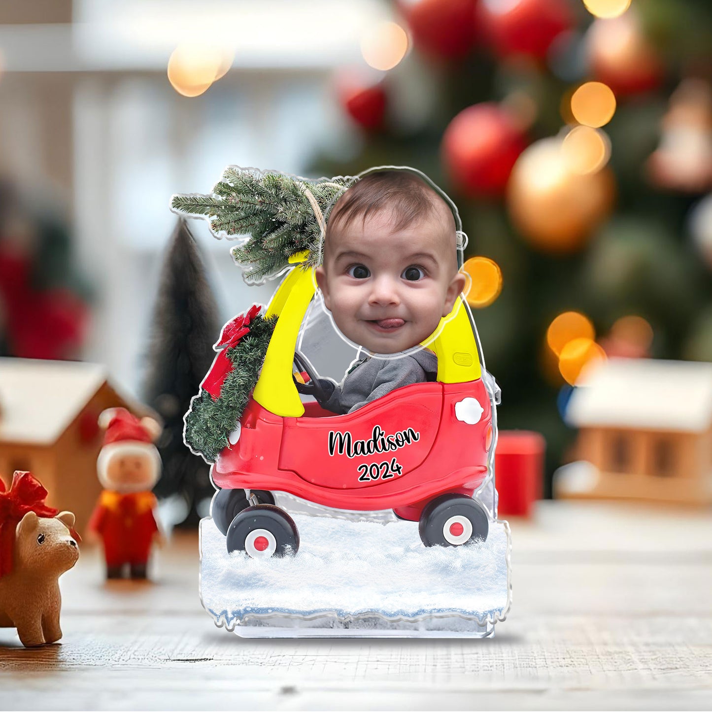 Family - Baby Shaking Head - Personalized Photo Shaking Head Standee