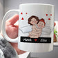 Couple - Moister Than An Oyster - Personalized Mug