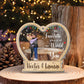 Couple - My Favorite Place In All The World Is Next To You - Personalized 2 - Layered Mix Ornament