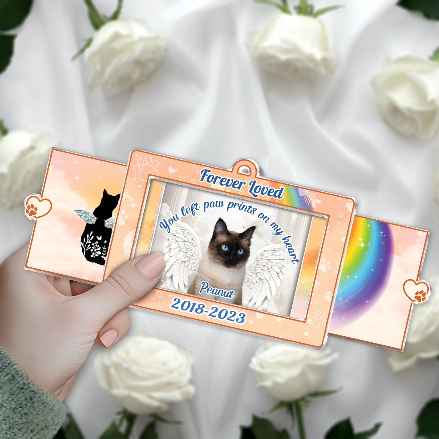 Pet Lover - In Loving Memory - Personalized Acrylic Slider Card