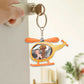 Couple - Love Journey Of Ours - Personalized Helicopter Shaking Keychain