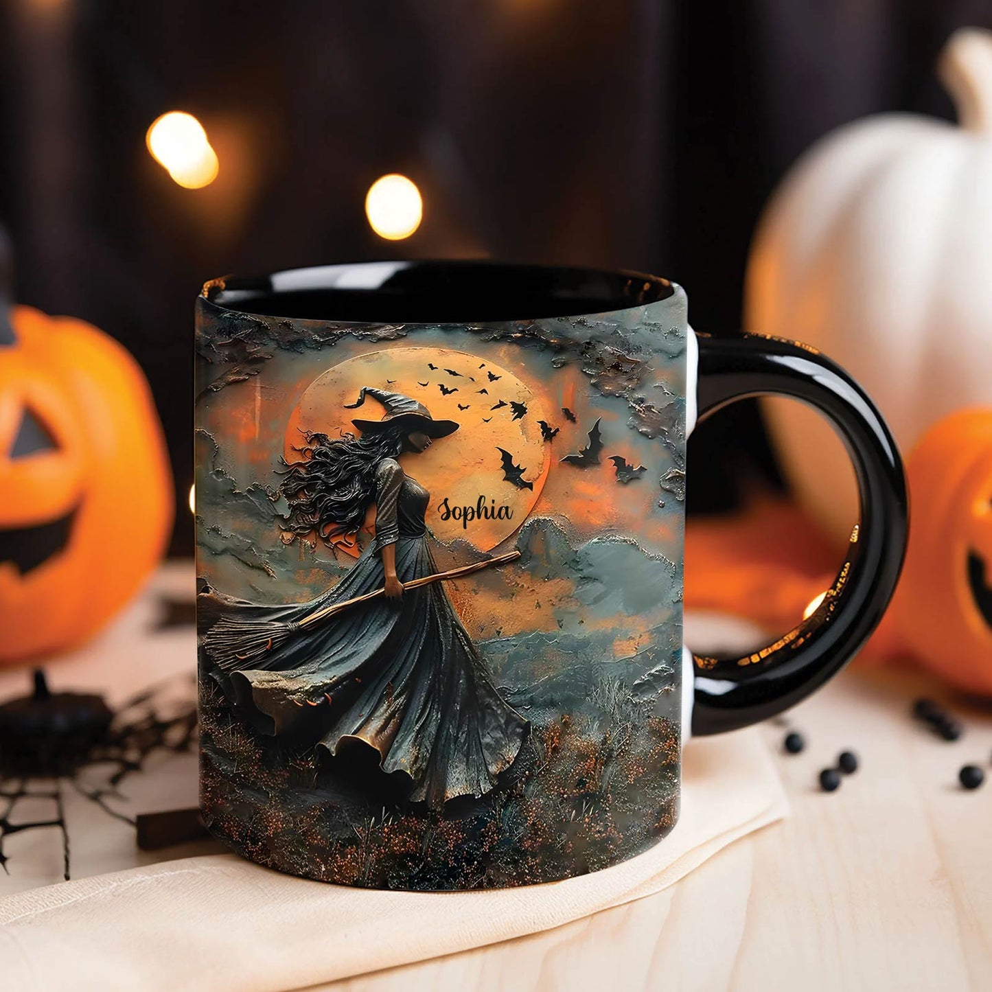 Beautiful Witch - Personalized Accent Mug