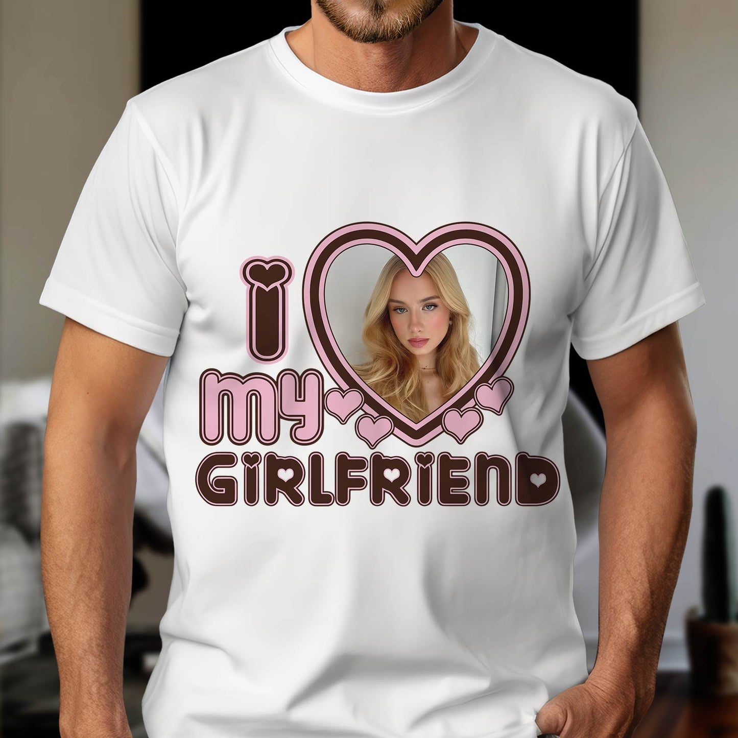 I Love My Boyfriend/ Girlfriend - Personalized T-shirt & Hoodie