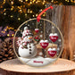 Family - Family Names Christmas - Circle Acrylic Ornament