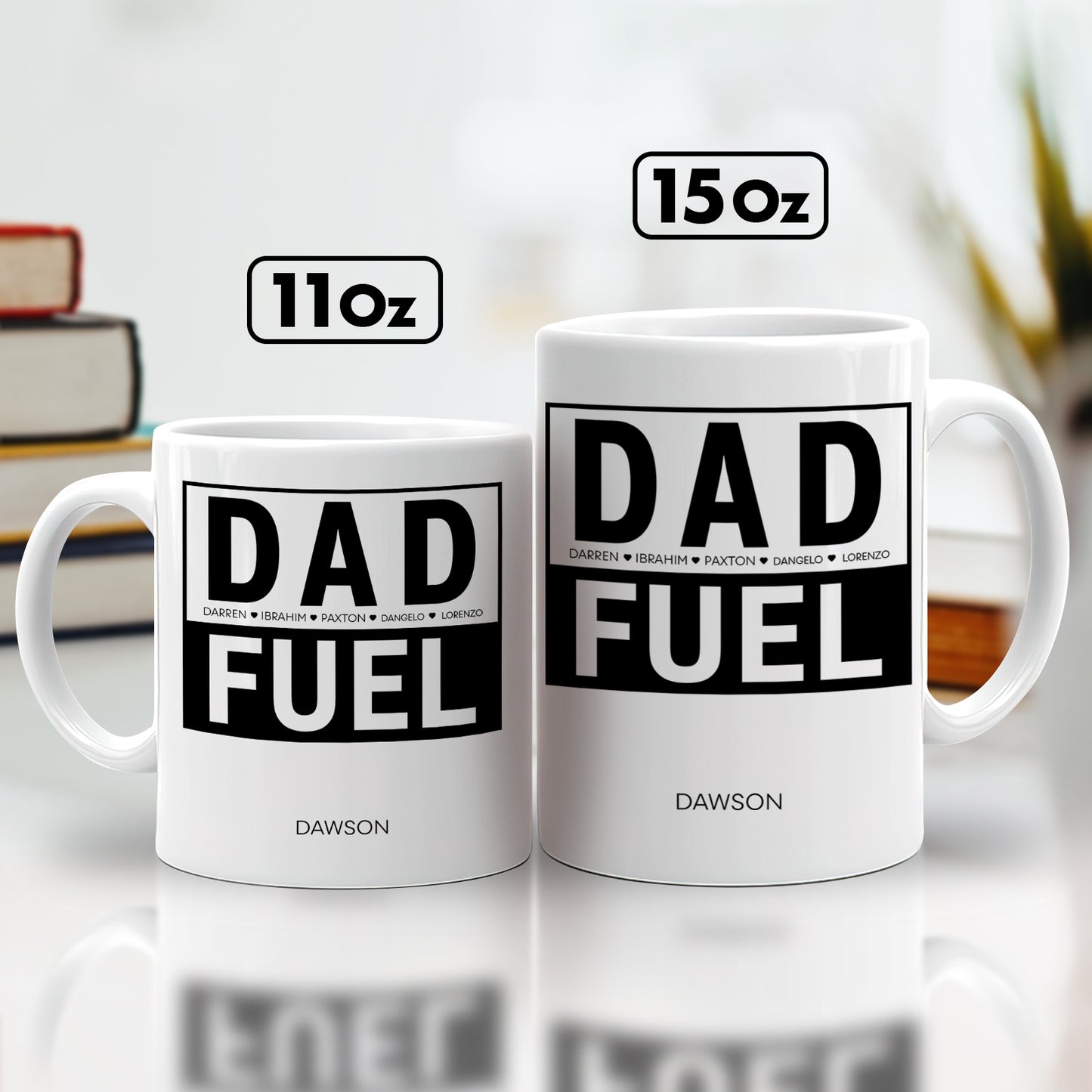 Gift For Dad - Dad Fuel - Personalized Mug