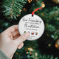 Besties - Million Little Things - Personalized Circle Ceramic Ornament