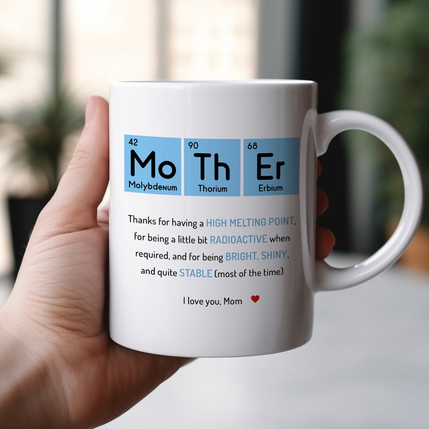 Mother - The Elements Of Life - Gift For Mom - Personalized Mug