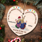 Couple - Of All The Weird Things - Personalized Custom Shaped Wooden Ornament