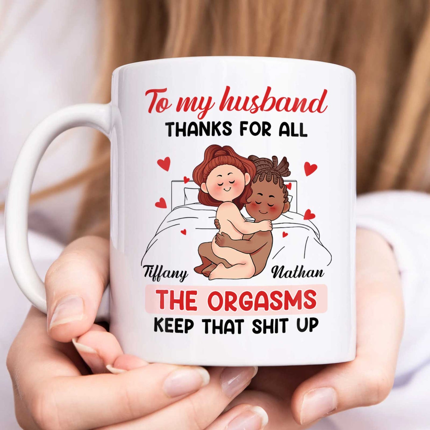 Couple -  The Orgasms - Personalized Mug