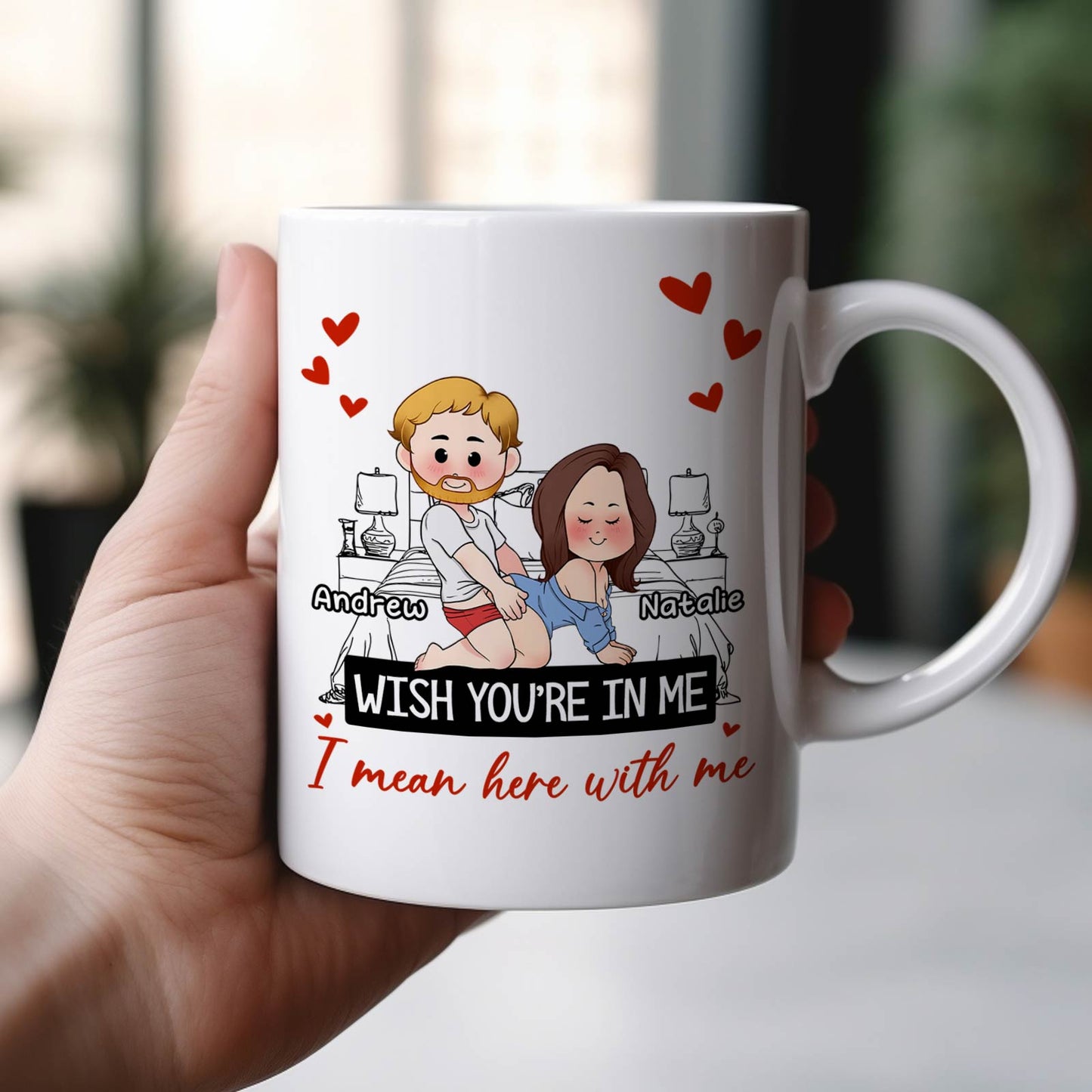 Couple - Valentine Gift - My Favorite Thing To Do Is You - Personalized Mug