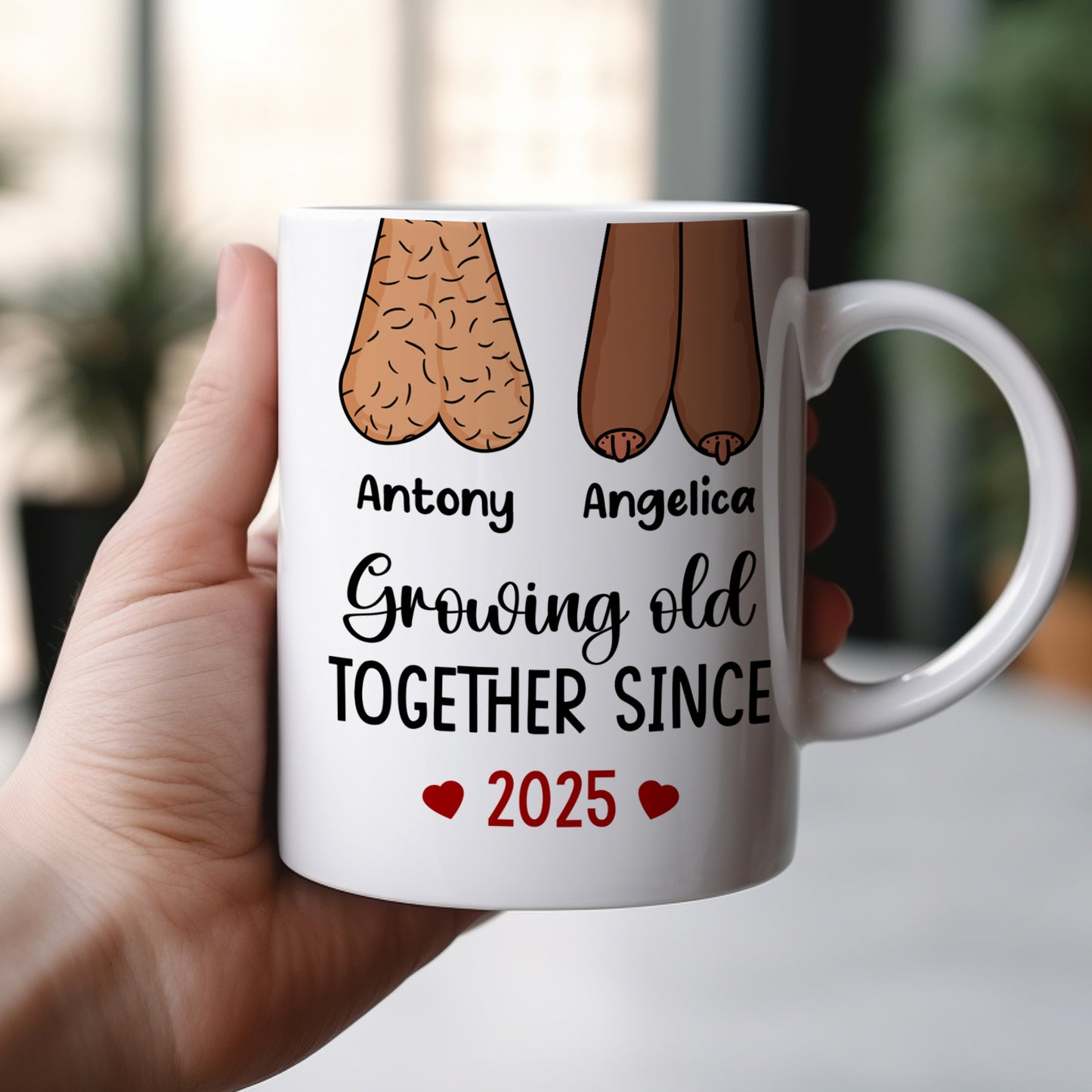 Gift For Couple - Growing Together - Personalized Mug