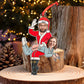 Couple - Custom Photo Funny Santa Couple - Personalized Acrylic Ornament