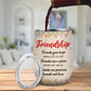 Besties - Friends Give Hope When Life Is Low - Personalized Wine Tumbler