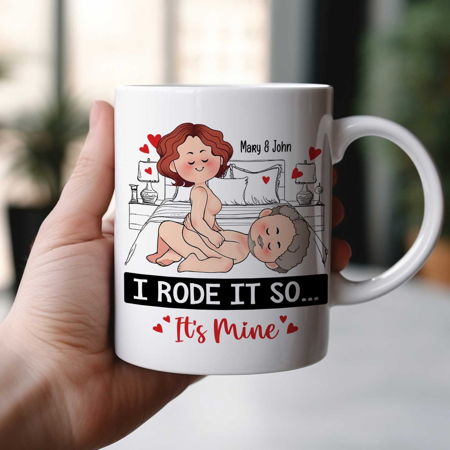 Couple - I Rode It So It's Mine - Personalized Mug