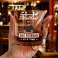 Father - Fatherhood - Personalized Beer Glass & Whiskey Glass