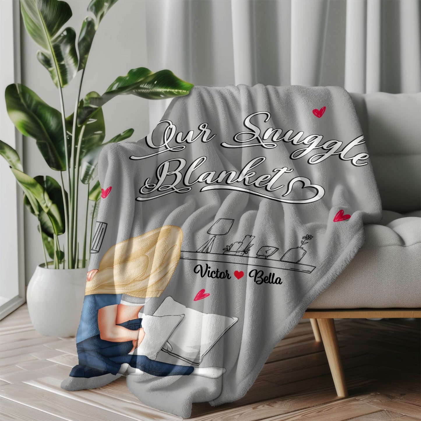 Couple - Our Snuggle Blanket - Personalized Blanket