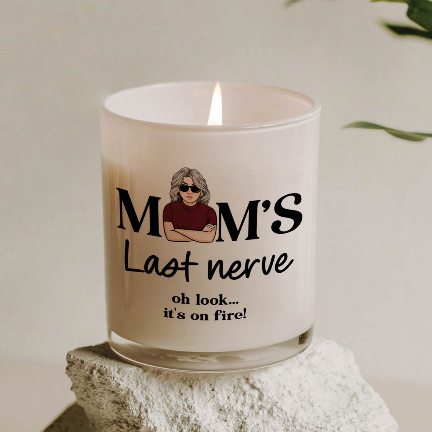 Mom - Mom's Last Nerve - Personalized Scented Candle