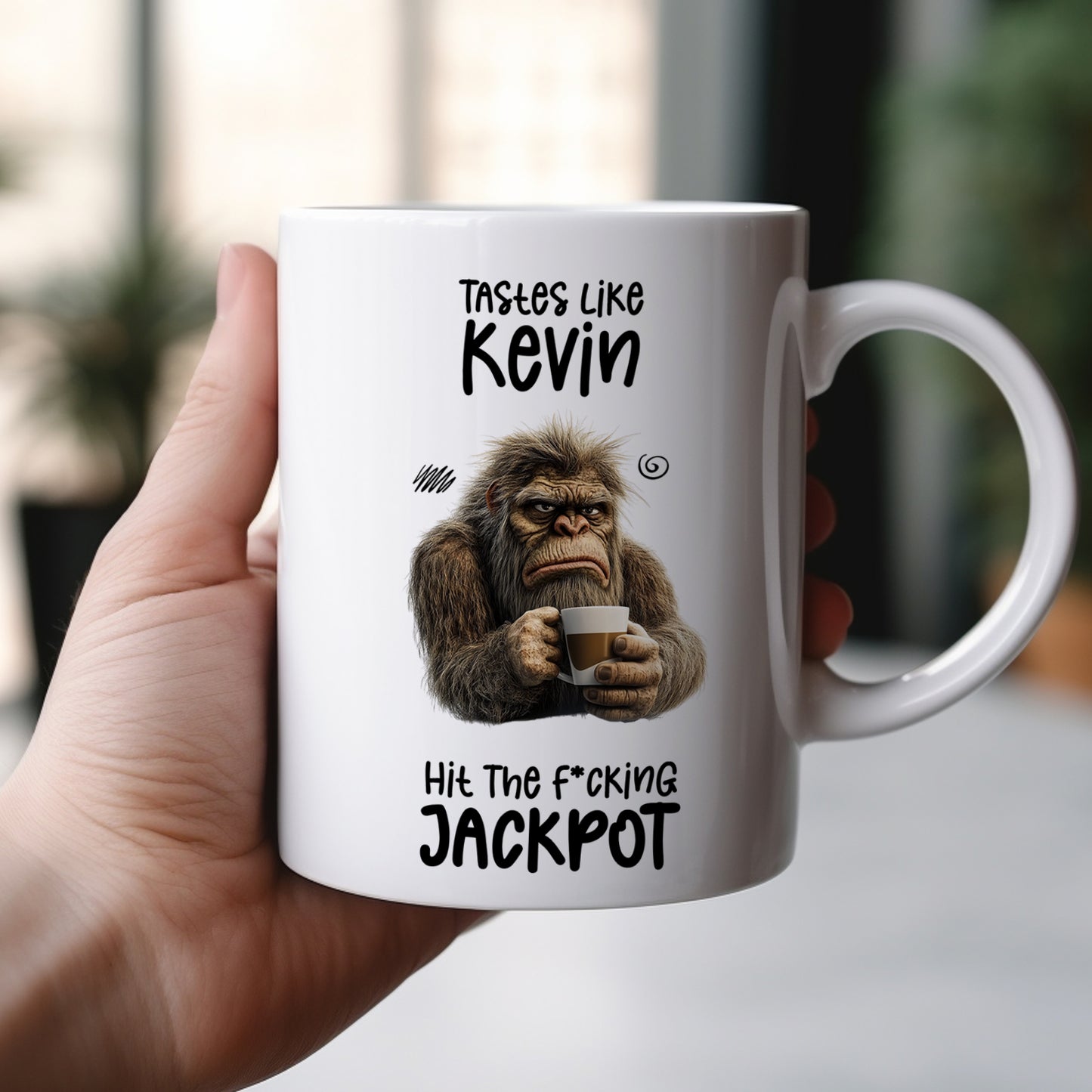 Tastes Like...Hit The F*cking Jackpot  - Personalized Mug