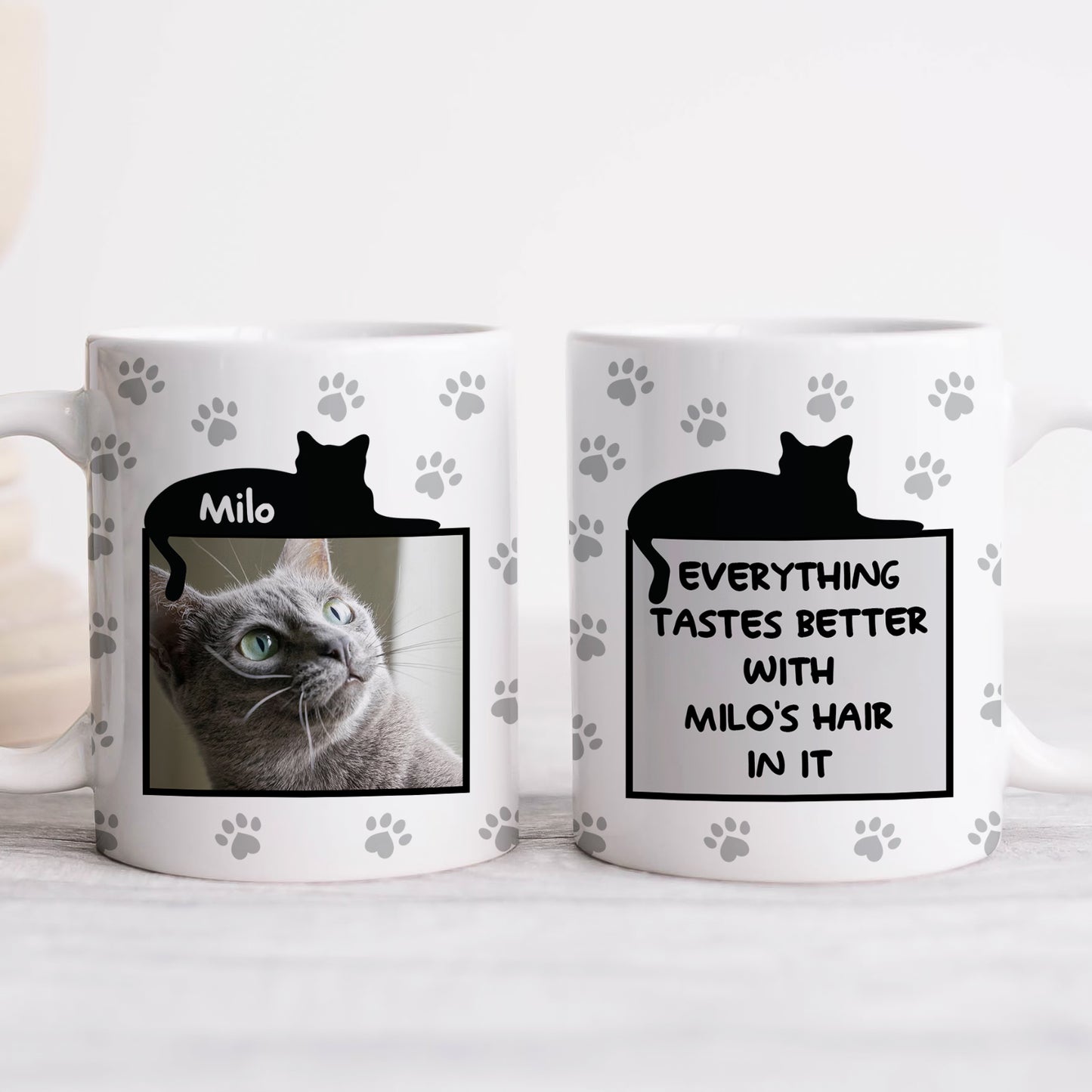 Pet Lover - Everything Tastes Better With [...] Hair In It - Personalized Mug