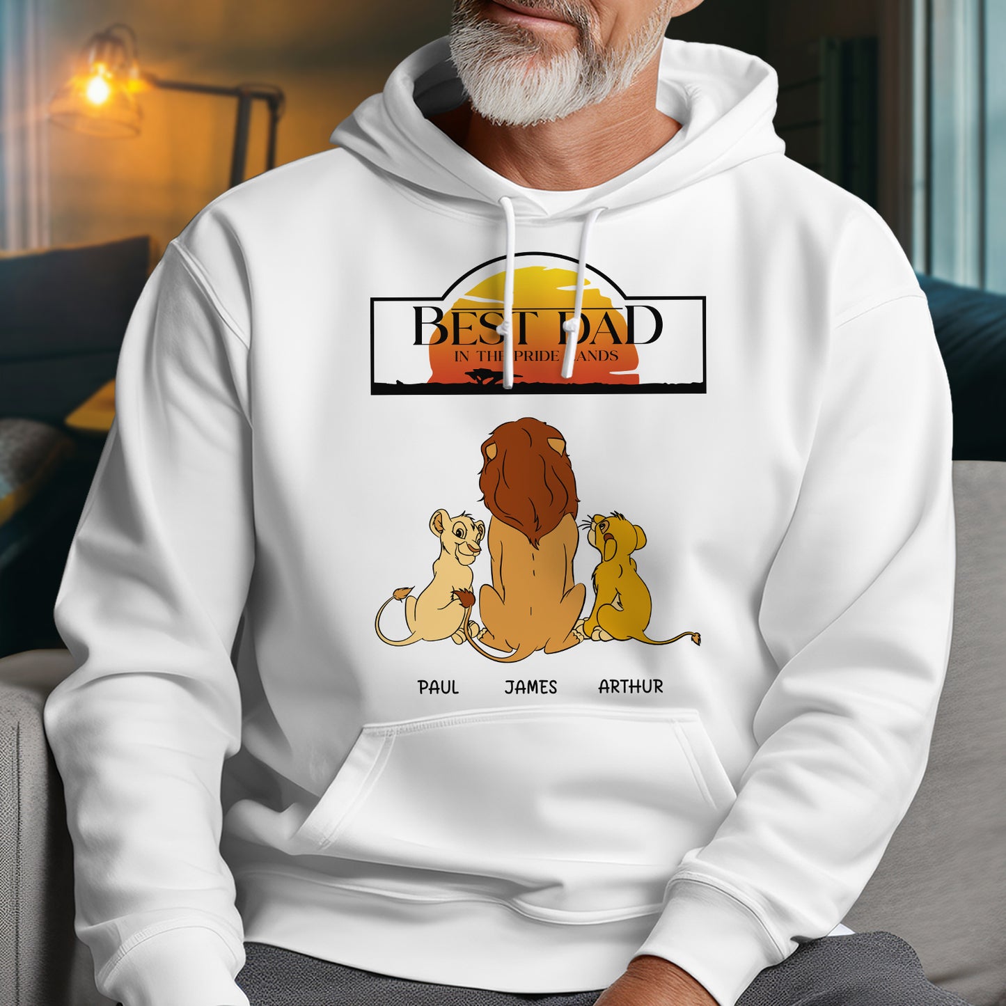 Father - Best Dad In The Pride Lands - Personalized Shirt