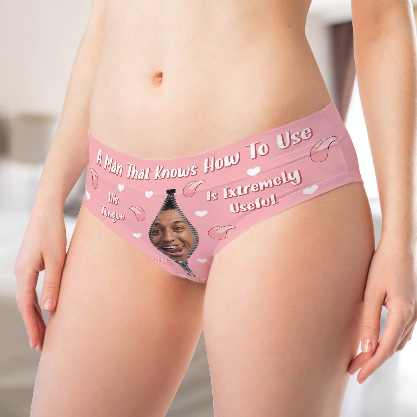 Couple - His Tongue - Personalized Underwear