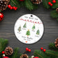 Family - The More The Merrier - Personalized Circle Ceramic Ornament