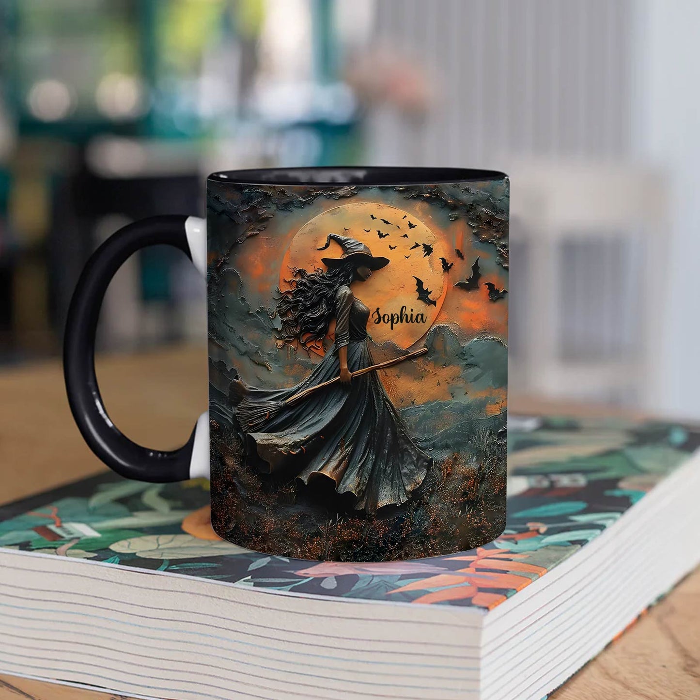 Beautiful Witch - Personalized Accent Mug