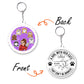 Pet Lovers - A Girl With Her Cats A Bond That Can't Be Broken - Shaking Keychain