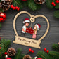 Couple - My Missing Pieces 2024 - Personalized Hanging Spinner Ornament