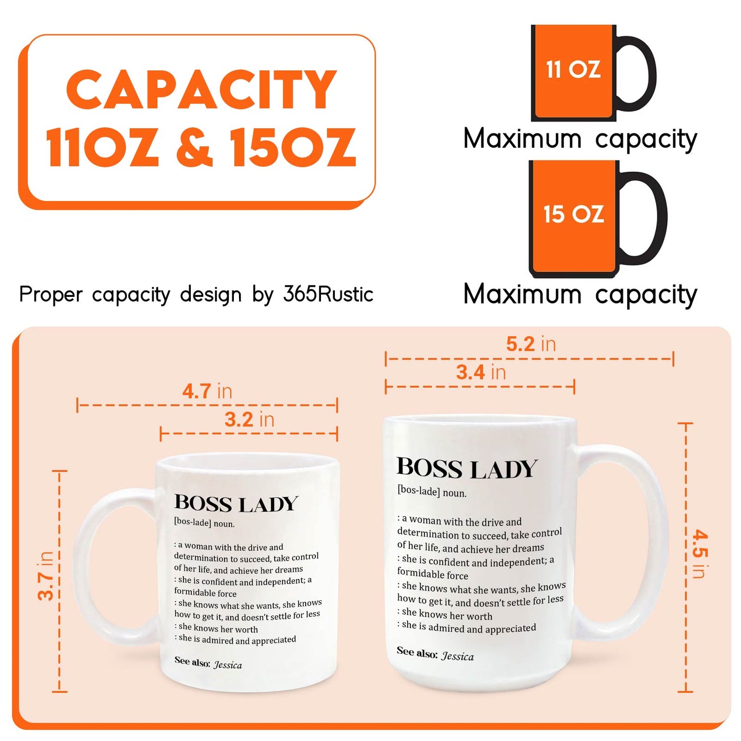 Boss Lady - Personalized Mug