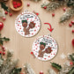 Couple - I Love You For Your Personality - Personalized Circle Rolling Ornament