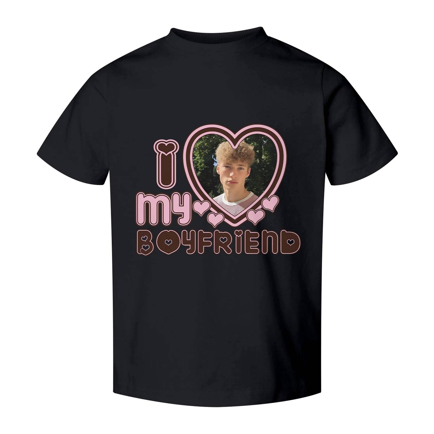 I Love My Boyfriend/ Girlfriend - Personalized T-shirt & Hoodie