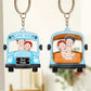 Couple - Love Bus - Personalized Bus Shaking Keychain