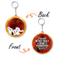 Besties - When You Are Besties, The Miles Don't Matter - Personalized Acrylic Shaking Keychain