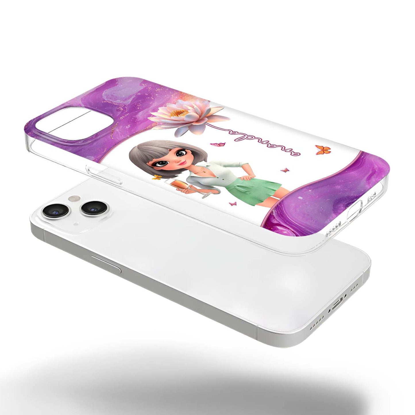 Bestie - You're Blooming Beautiful - Personalized Phone Case