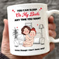 Couple - You Can Sleep On My Boobs - Personalized Mug