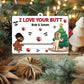 Couple - Just remind You That I Love You - Personalized Wooden Slider Card