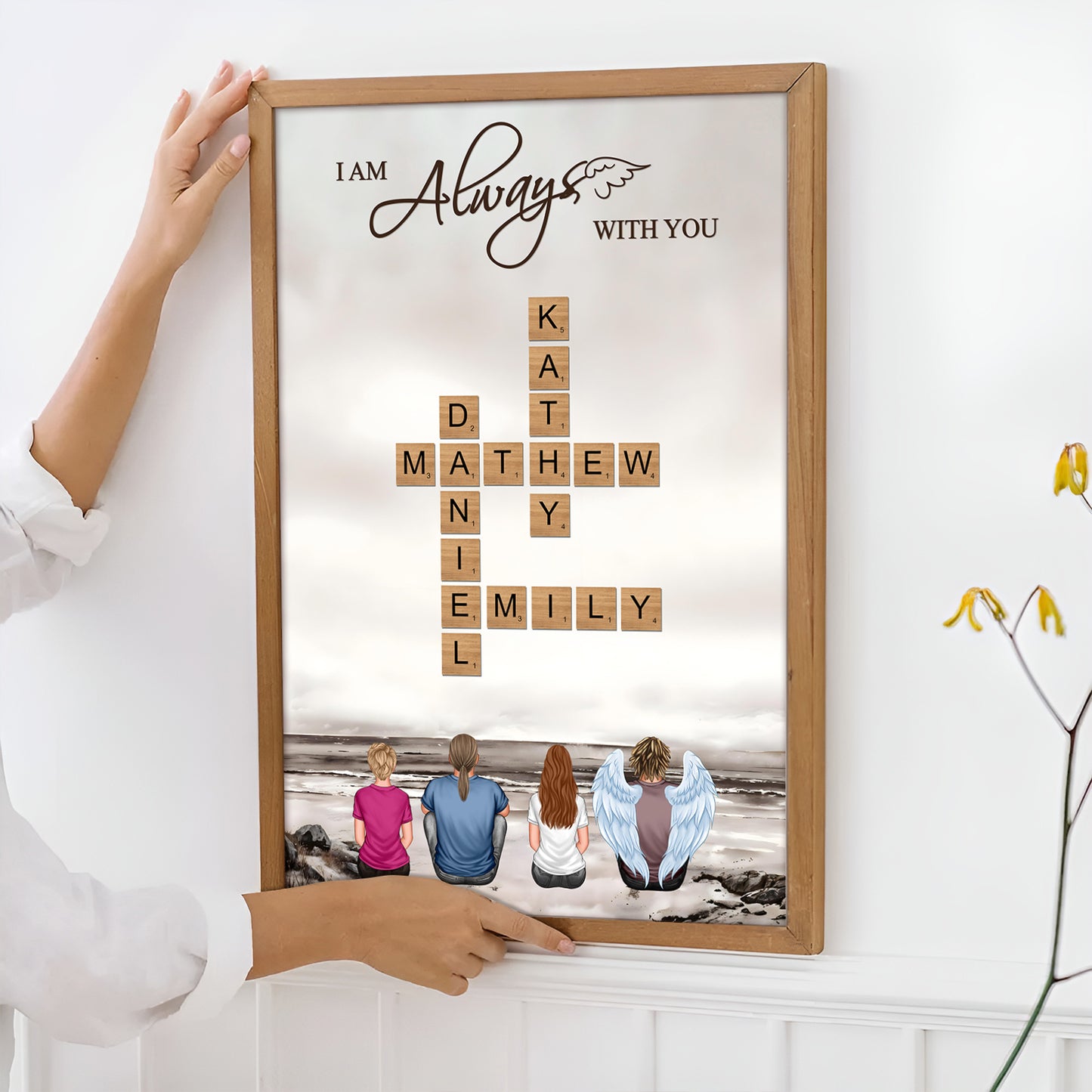 Family - I Am Always With You - Personalized Poster