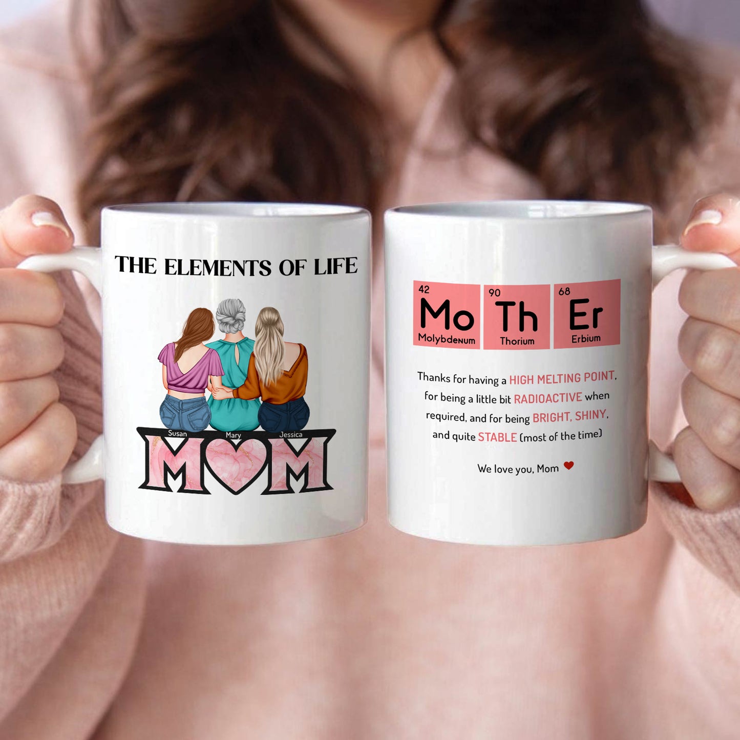 Mother - The Elements Of Life - Gift For Mom - Personalized Mug