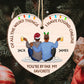 Couple - Of All The Weird Things - Personalized Custom Shaped Wooden Ornament