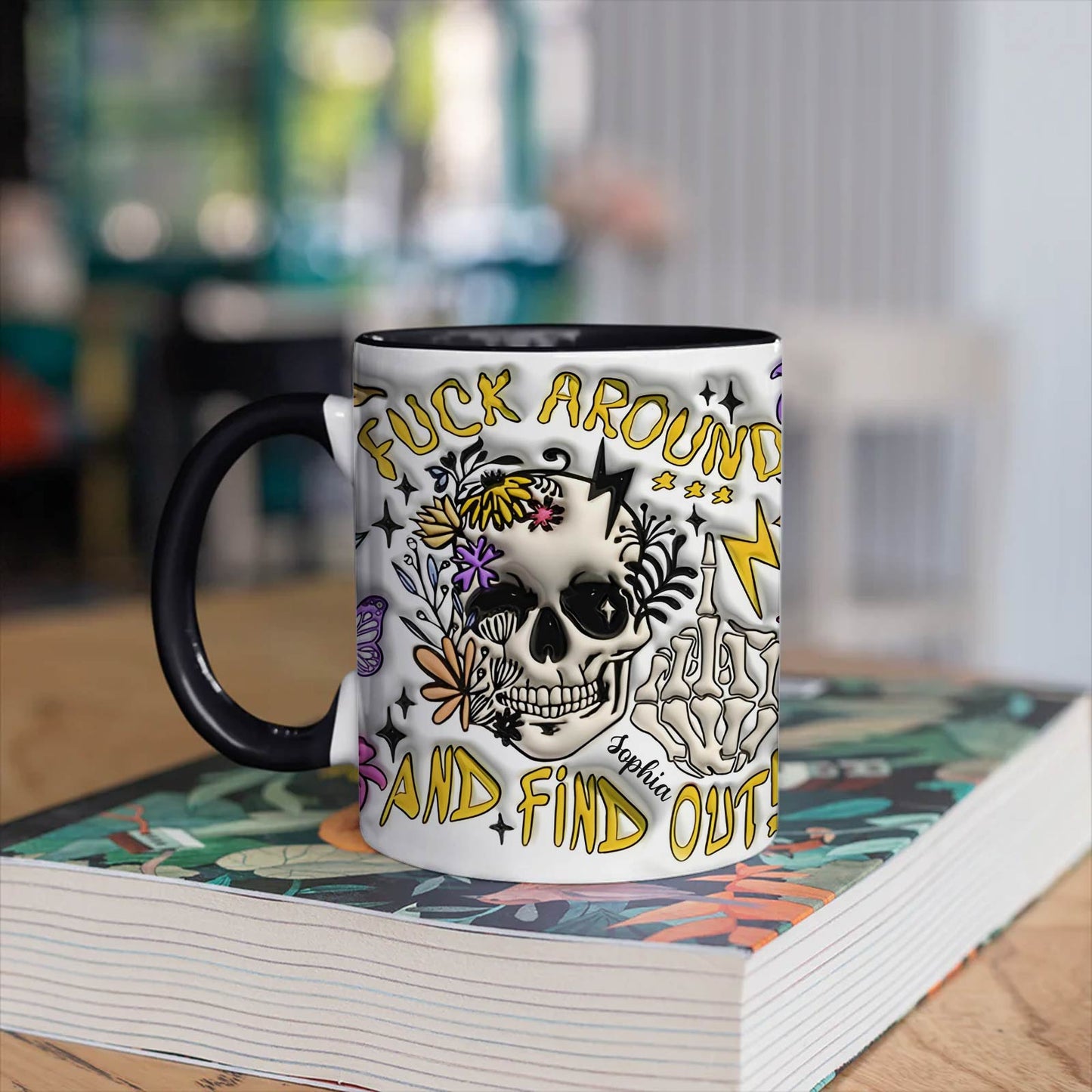 Halloween - Fuck Around And Find Out - Personalized Accent Mug