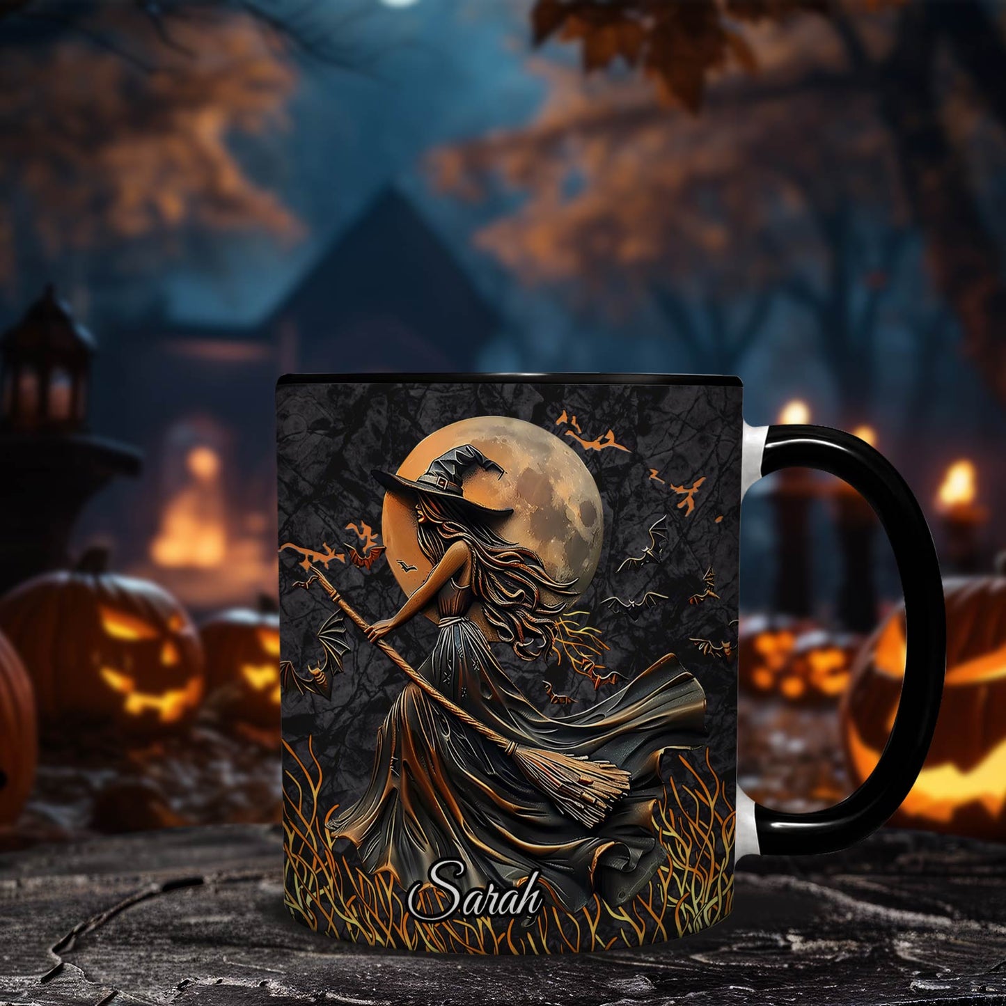 Beautiful Witch - Personalized Accent Mug Ver2